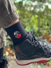 Load image into Gallery viewer, "iAM" Black Crew Sock
