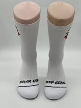 Load image into Gallery viewer, "Never Stop, Keep Going" Crew Socks
